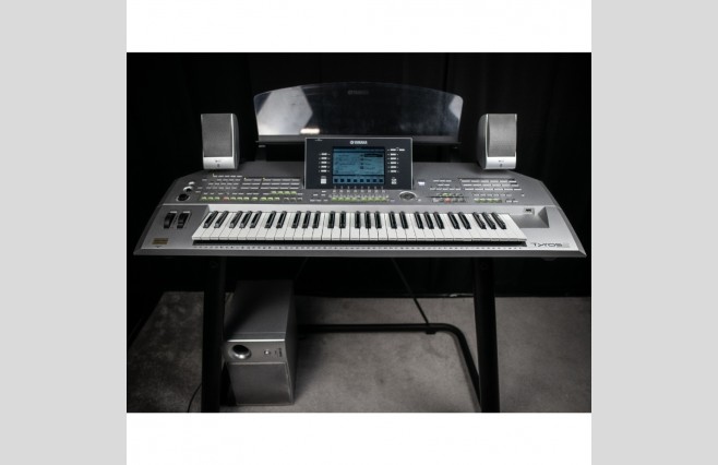 Used Yamaha Tyros 2 Keyboard With MS02 Speakers (SN:GBRALY01152) - Image 1
